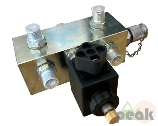 2580-6637 MANIFOLD BLOCK WITH VALVE (SAME AS 2555-2000) HYDRAULIC VALVES AND BLOCKS